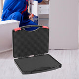 Maxbell Protective Toolbox with Sponge Wear Resistant Lockable for Workplace Outdoor 255mmx210mmx48mm