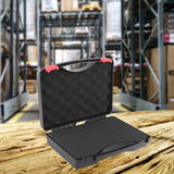 Maxbell Protective Toolbox with Sponge Wear Resistant Lockable for Workplace Outdoor 281mmx230mmx82mm