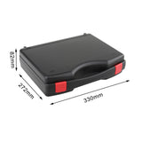 Maxbell 2xProtective Toolbox with Sponge Wear Resistant Lockable for Workplace Outdoor