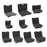 Maxbell Protective Safety Instrument Tool Box with Foam Durable for Workplace Garage 400x350x95MM