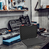 Maxbell Protective Safety Instrument Tool Box with Foam Durable for Workplace Garage 450x350x135MM