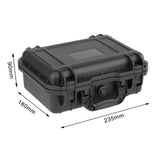 Maxbell Protective Safety Instrument Tool Box with Foam Durable for Workplace Garage 235x180x90MM