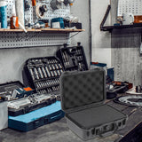 Maxbell Protective Safety Instrument Tool Box with Foam Durable for Workplace Garage 235x180x90MM