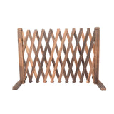 Maxbell 2xExpandable Wood Fence Foldable Garden Screen Panel for Yard Courtyard Home