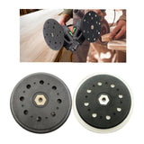 Maxbell Polishing Backing Pad 6 inch for Electric Sanders for Carving Polisher Black