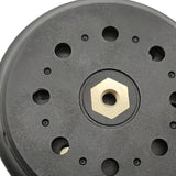 Maxbell Polishing Backing Pad 6 inch for Electric Sanders for Carving Polisher Black