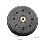 Maxbell Polishing Backing Pad 6 inch for Electric Sanders for Carving Polisher Black