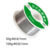 Maxbell Solder Wire Tin Rosin Core Portable Supplies for Electric Welding 50g 0.8mm