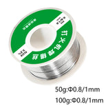 Maxbell Solder Wire Tin Rosin Core Portable Supplies for Electric Welding 50g 0.8mm