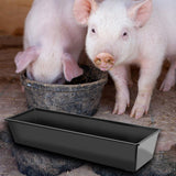 Multipurpose feed Trough Large Capacity Durable for Household Cow Mule Black - Aladdin Shoppers