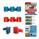 Battery Bracket Tool Storage Holder for Makita Portable Stable Gardeners Blue Battery Hanger