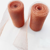 Copper Wire Net Mesh Roll Multi Layer Hole Filler for Distilling Home Garden 12.7cm x 6m