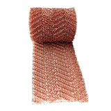 Copper Wire Net Mesh Roll Multi Layer Hole Filler for Distilling Home Garden 12.7cm x 6m