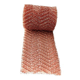 Copper Wire Net Mesh Roll Multi Layer Hole Filler for Distilling Home Garden 12.7cm x 6m