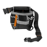 Maxbell Waist Belt Tool Storage Pouch Organizer for Carpenters Multi Purpose Durable Gray