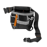 Maxbell Waist Belt Tool Storage Pouch Organizer for Carpenters Multi Purpose Durable Gray