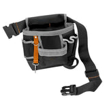 Maxbell Waist Belt Tool Storage Pouch Organizer for Carpenters Multi Purpose Durable Gray