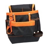 Maxbell Waist Belt Tool Storage Pouch Organizer for Carpenters Multi Purpose Durable Orange