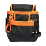 Maxbell Waist Belt Tool Storage Pouch Organizer for Carpenters Multi Purpose Durable Orange