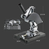 Maxbell Angle Grinder Stand Support Holder Adjustable for 100~125 Angle Grinder 30mm Depth Thick