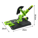 Maxbell Angle Grinder Stand Support Holder Adjustable for 100~125 Angle Grinder 60mm Depth