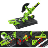 Maxbell Angle Grinder Stand Support Holder Adjustable for 100~125 Angle Grinder 60mm Depth