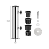 Maxbell Umbrella Base Stand Tube Replacement Parasol Steel for Docks Balcony Outside