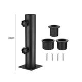 Umbrella Base Stand Tube Replacement Parasol Steel for Docks Balcony Outside