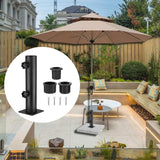 Umbrella Base Stand Tube Replacement Parasol Steel for Docks Balcony Outside