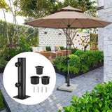 Umbrella Base Stand Tube Replacement Parasol Steel for Docks Balcony Outside