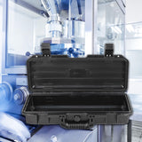 Maxbell Long Toolbox Garage Accessories Mechanical Repairs Durable Small Parts Chest black toolbox