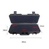 Maxbell Long Toolbox Garage Accessories Mechanical Repairs Durable Small Parts Chest black toolbox+cotton
