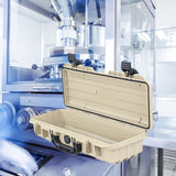 Maxbell Long Toolbox Garage Accessories Mechanical Repairs Durable Small Parts Chest khaki toolbox