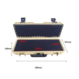 Maxbell Long Toolbox Garage Accessories Mechanical Repairs Durable Small Parts Chest khaki toolbox+cotton