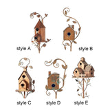 Bird House Creative Garden Decor Birds Houses Decor for Yard Garden Outdoors style A