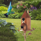 Bird House Creative Garden Decor Birds Houses Decor for Yard Garden Outdoors style A