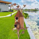 Bird House Creative Garden Decor Birds Houses Decor for Yard Garden Outdoors style A