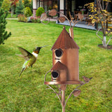 Bird House Creative Garden Decor Birds Houses Decor for Yard Garden Outdoors style A