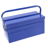 Maxbell Portable Tool Box Durable Strong Lightweight Multipurpose for Plumber Garage Three Layers