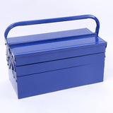 Maxbell Portable Tool Box Durable Strong Lightweight Multipurpose for Plumber Garage Three Layers