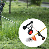 Trimmer Support Wheels Adjustable Universal Attachment for Weeding Cutter