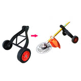 Trimmer Support Wheels Adjustable Universal Attachment for Weeding Cutter