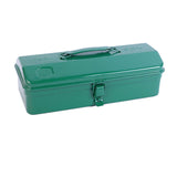 Maxbell Metal Tool Box with Lock Latch Green Tool Organizer for Garage Home Workshop 35cmx11cmx14cm