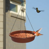 Maxbell 2xBird Feeding Dish Tray Platform Feeder Bird Water Bowl for Garden Patio Tree
