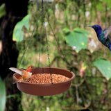 Maxbell 2xBird Feeding Dish Tray Platform Feeder Bird Water Bowl for Garden Patio Tree