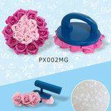 Maxbell Pattern Art Sponge Roller Decorative Pattern Paint Roller for Household Wall style B