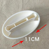 Maxbell Spatula Velvet Wall Coverings Finisher Plastering Trowel for Drywall Filling Oval