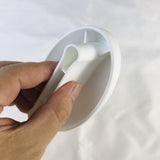 Maxbell Spatula Velvet Wall Coverings Finisher Plastering Trowel for Drywall Filling Oval