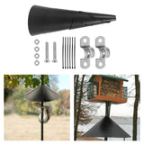 Bird Feeder Protection Universal Rainproof Wrap Around Squirrel Baffle 18inch