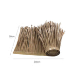 Maxbell 2xPalm Thatch Roll Straw Mats Decorate Straw Roofing Panel for Party Fence Roof